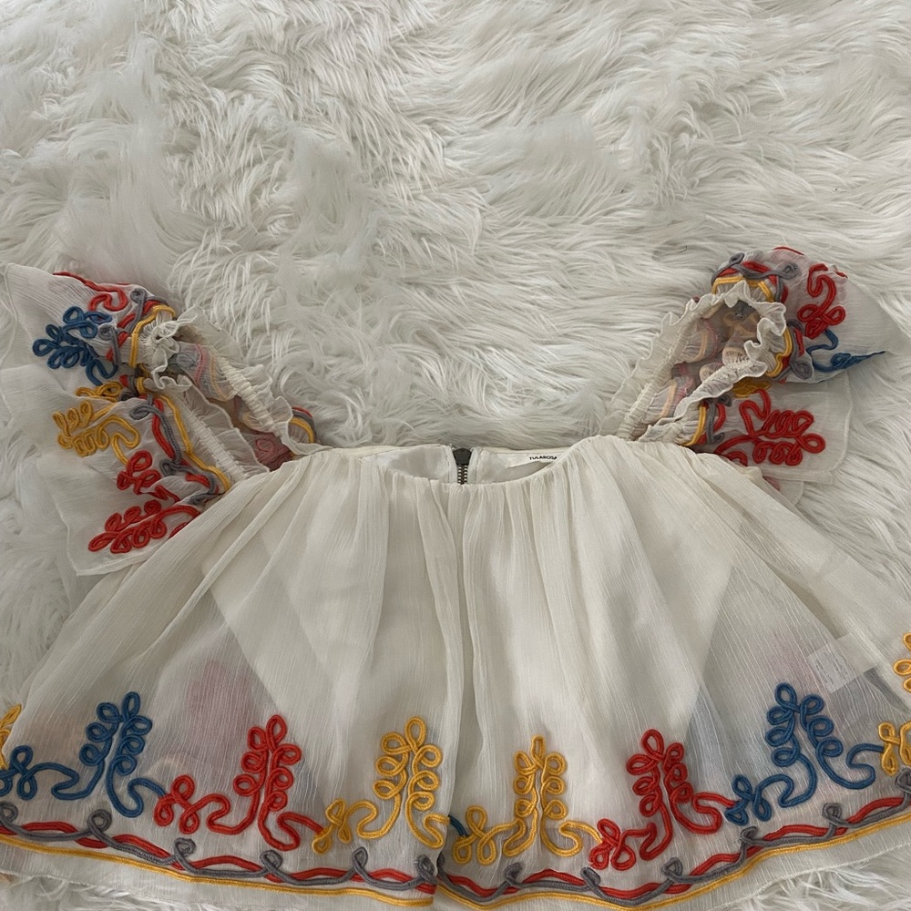 Tularosa X’s Floral crop top